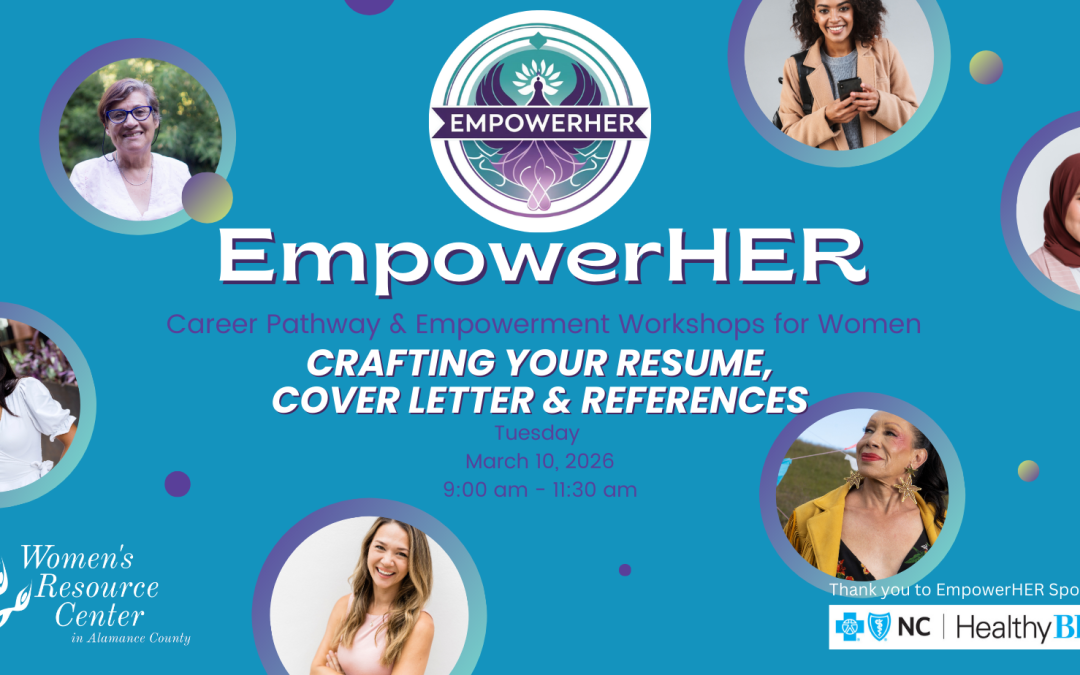 EmpowerHER Career Pathway – Crafting Your Resume, Cover Letter & References