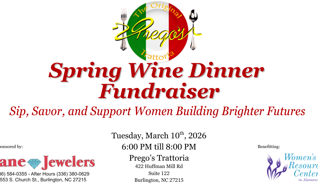 Spring Wine Dinner Fundraiser