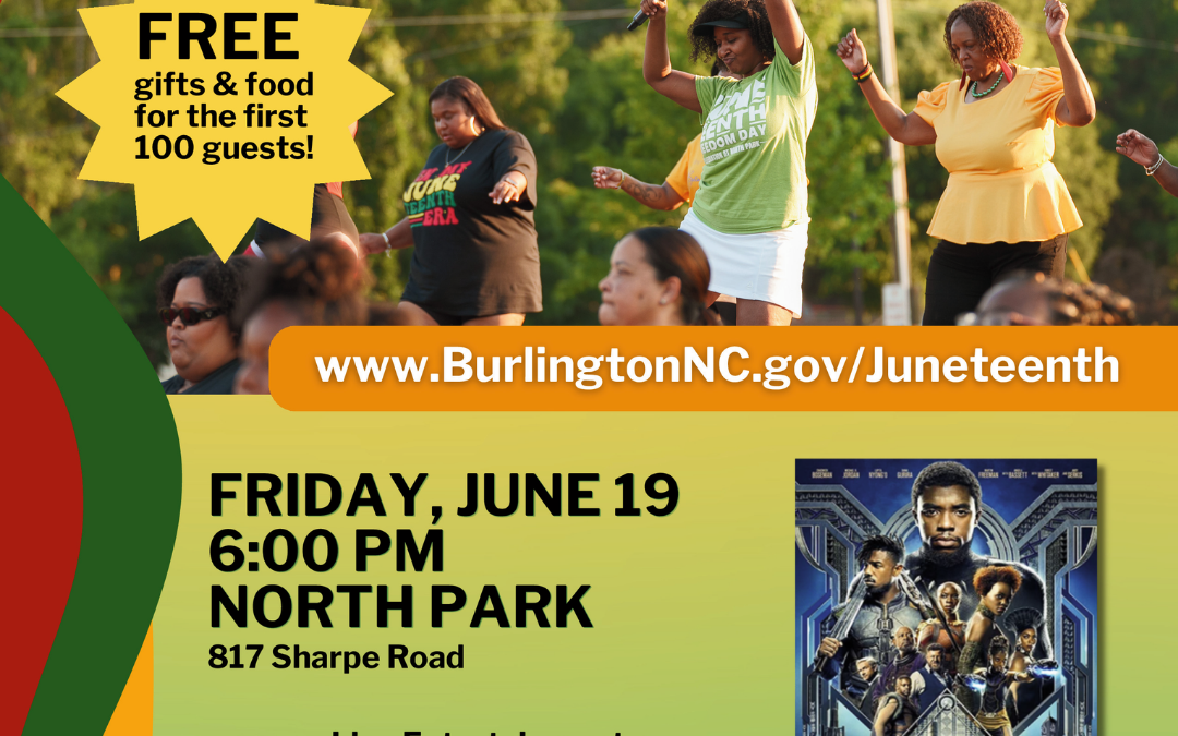 City of Burlington’s 6th Annual Juneteenth Celebration